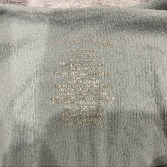 Free People Green Textured Long Sleeve Shirt - Picture 6 of 9